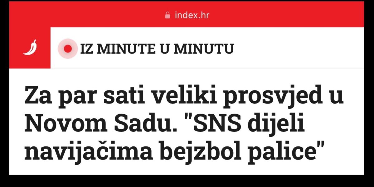 "Sada je trenutak"! Ustaški i islamistički mediji žele da vide srpsku krv, izveštavaju o najavljenom nasilju u Novom Sadu uživo, iz minuta u minut! (FOTO)