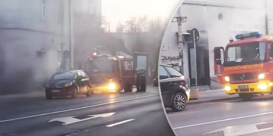 Požar u centru Pančeva! Pekara u plamenu, vatrogasci ekspresno stigli na teren (VIDEO)