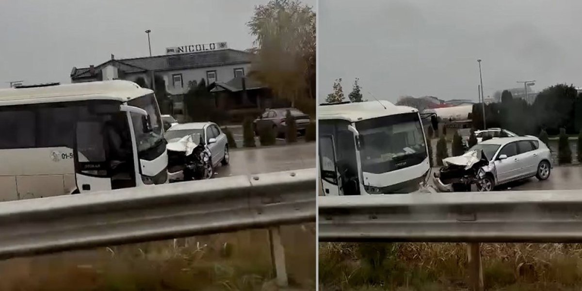 Dva teška udesa u Kruševcu! Kola uništena, vatrogasci seku vozila! (FOTO/VIDEO)