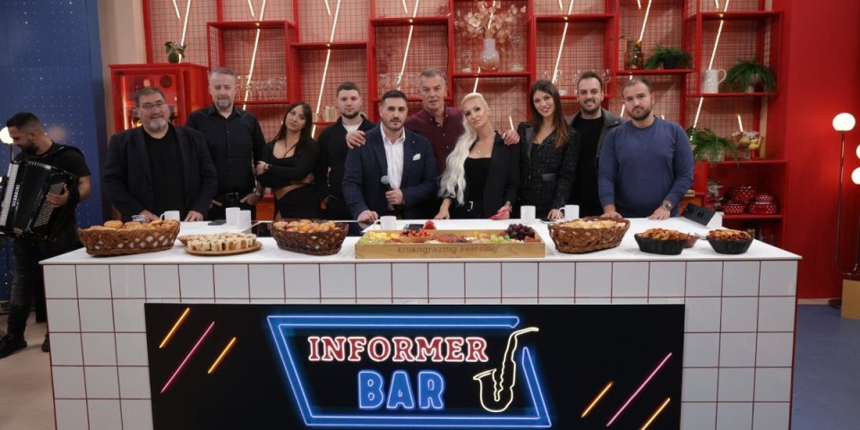 Ne propustite novo izdanje vaše omiljene emisije "Informer bar" - večeras u 22:30 uživo na Informer TV