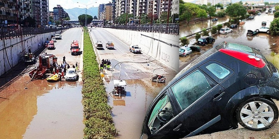 (FOTO, VIDEO) Bujica nosi sve pred sobom! Katastrofalne poplave u Italiji, stanje alarmantno!