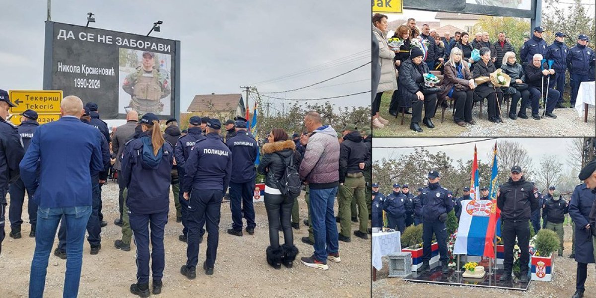 POTRESNO! Policajci nisu zaboravili ubijenog kolegu! Nikola Krsmanović dobio spomen - ploču (FOTO)