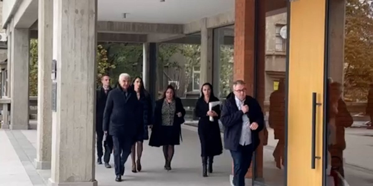 Miljana Kecmanović na jednom od ranijih suđenja