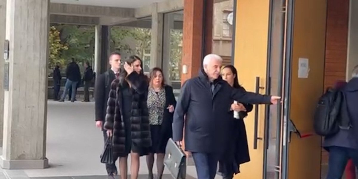 Miljana Kecmanović na jednom od ranijih suđenja