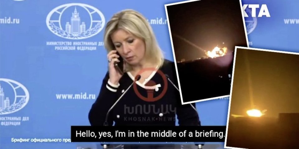 (VIDEO) Haos zbog interkontinentalnih raketa! Zaharova doživela šok: Zvali je usred konferencije i saopštili hitno naređenje!