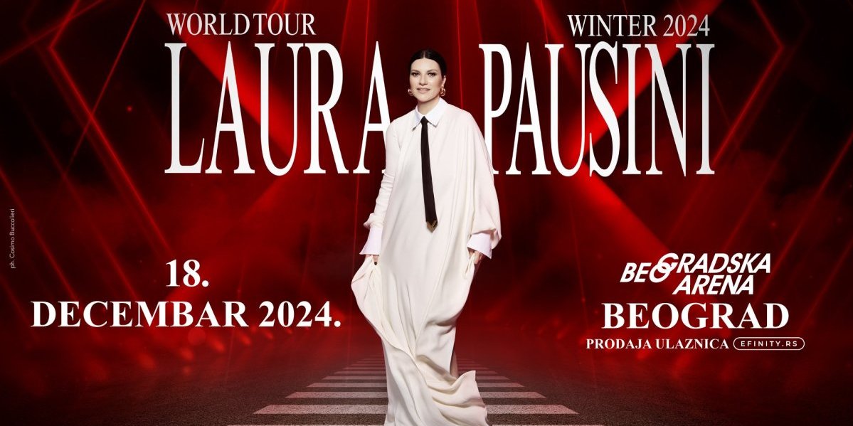 Ulaznice za koncert Laure Pausini po specijalnoj ceni! Ne propustite spektakl 18. decembra u Beogradskoj areni!