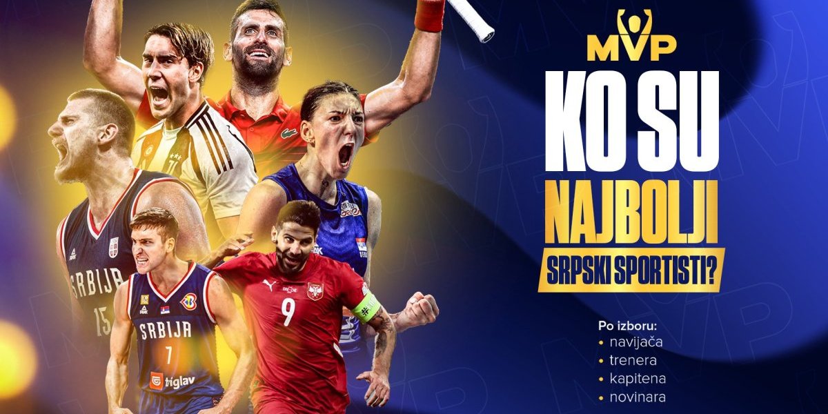 MVP by Mozzart Sport: Veliki izbor najboljih sportista Srbije!