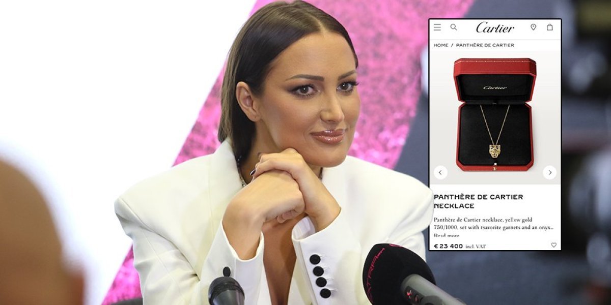 Prija prošetala pantere od 50.000 evra! Aleksandra na slavu kod Brene i Bobe došla okićena luks nakitom, na njoj sve pršti (FOTO)