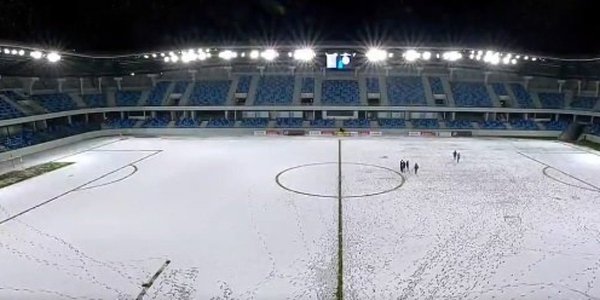 Sneg odložio mečeve u Superligi! Nema fudbala na "Lagatoru", a ni na "Čairu"! (VIDEO)