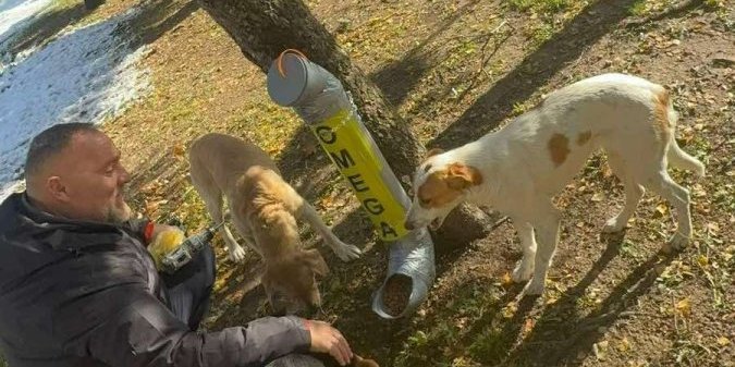 Paraćinci ovako rešavaju problem sa psima na ulici! Postavljena prva hranilica u centru grada