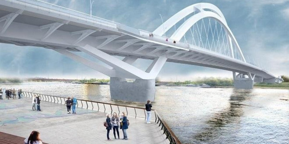 Vučić suta obilazi radove na Novom savskom mostu u Beogradu