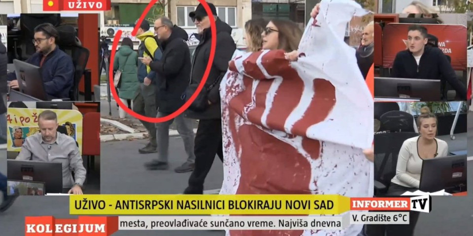 DINKO GRUHONJIĆ I MILA PAJIĆ NA ČELU PROTESTA! Dokazani srbomrsci predvode opozicioni skup u Novom Sadu (FOTO)