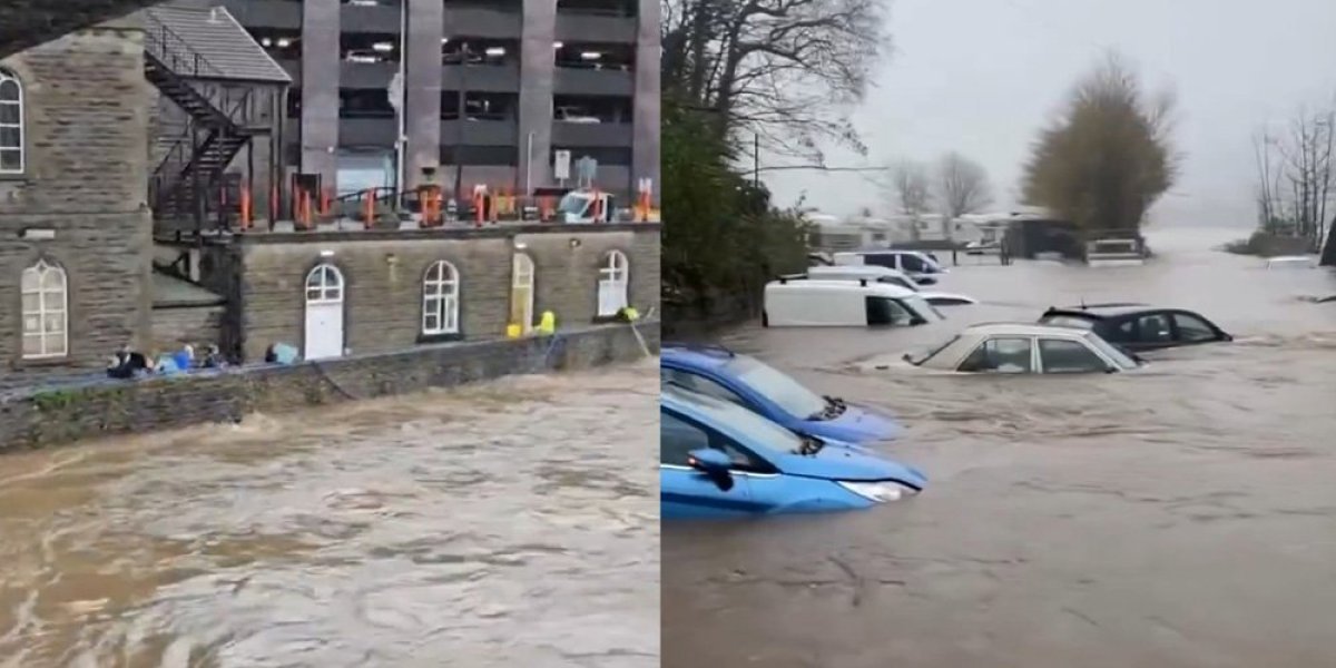 (FOTO, VIDEO) Voda nosi sve pred sobom! Haos u Velikoj Britaniji, naređena hitna evakuacija!