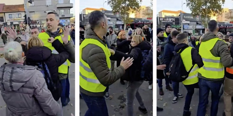 PALE I POSLEDNJE MASKE! Žene pošle kući, htele mirno da prođu, a nasilnici koje predvodi Gruhonjić ih napali (VIDEO)