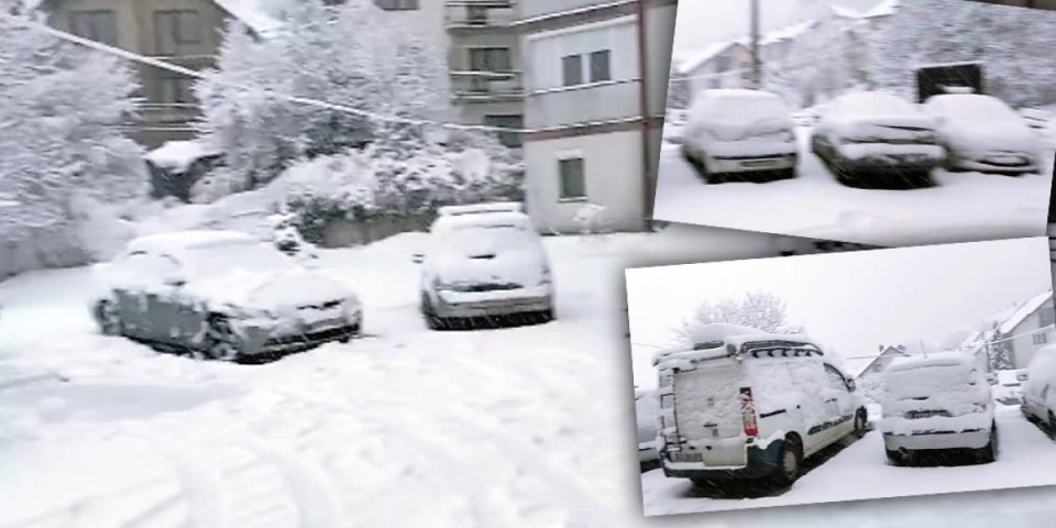 Sneg okovao i ovaj deo Srbije! Već palo čak 20 centimetara, prizor će vas oduševiti (VIDEO)