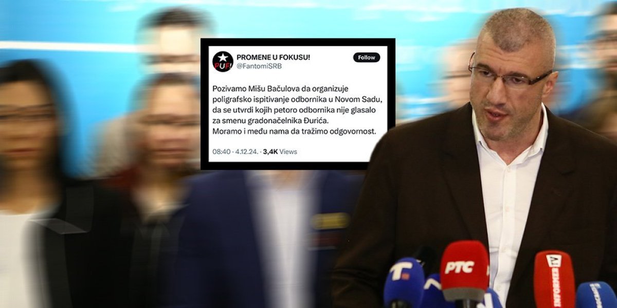 Totalno ludilo i teror opozicije! Po staljinističkom modelu teraju na poligraf svoje odbornike koji nisu glasali za smenu gradonačelnika Novog Sada!