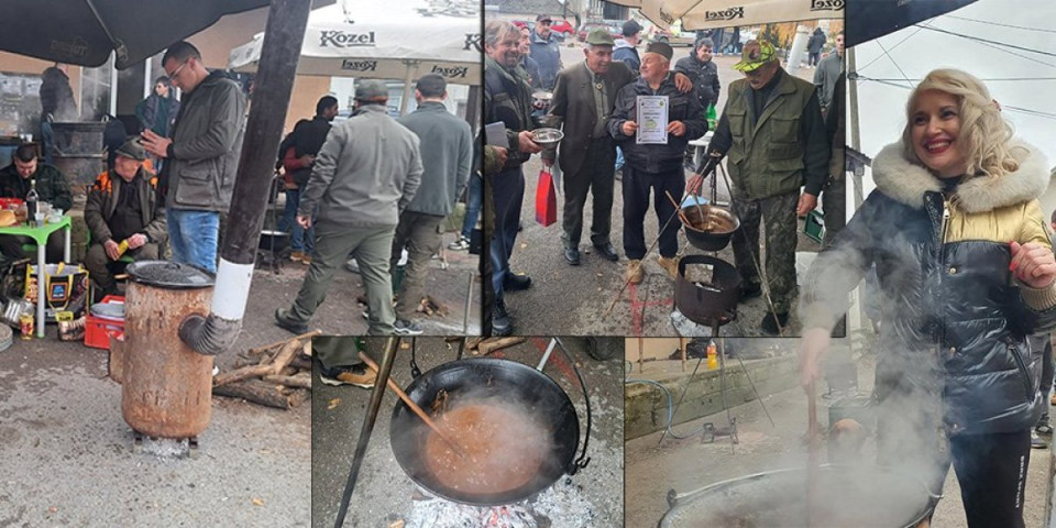 Krčka se, krčka! Lovci pokazali kulinarsko umeće, pa skuvali gulaš od jepura(VIDEO/FOTO)