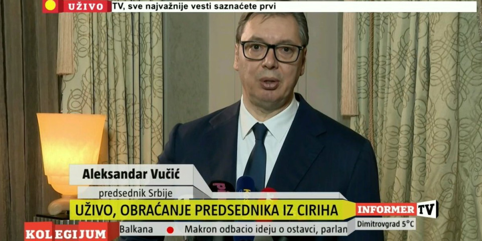 Samoubijaju se! Vučić o protestu u Beogradu na vodi: Gube podršku od svojih birača, ostaju im samo ekstremisti!