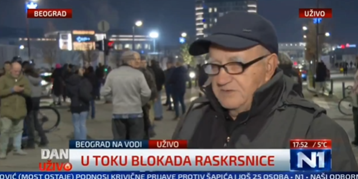 Sanjao da dođe u Beograd, ali ne da mu se divi, već da ga ruši! Član DS-a potegao iz Prokuplja da bi blokirao prestonicu (VIDEO)