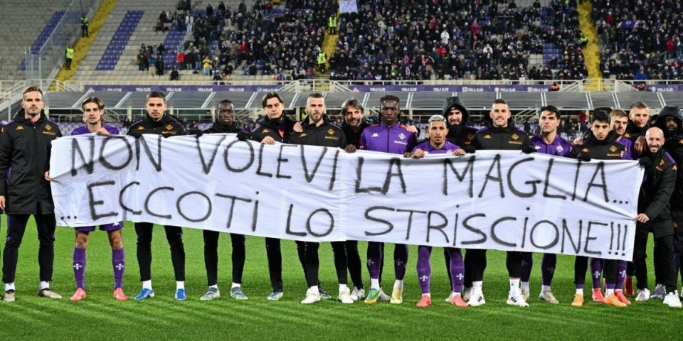 Fiorentina i čitav stadion poslali poruku fudbaleru koji je kolabirao na prošlom meču!