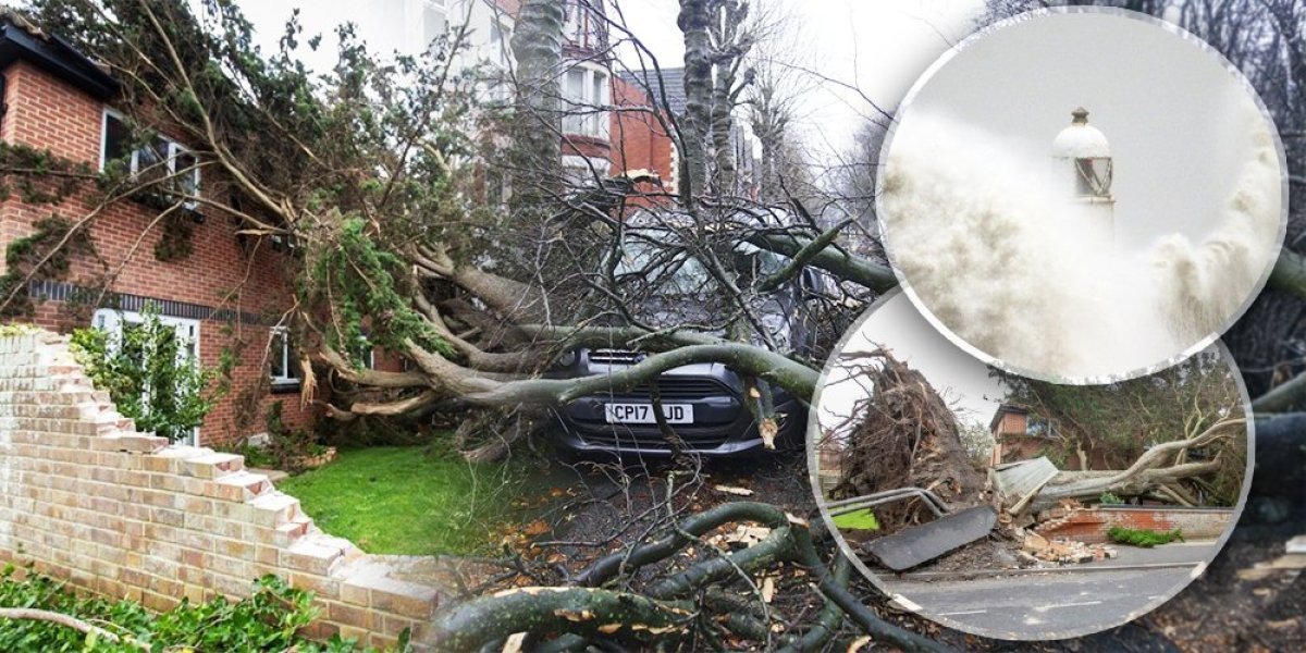 (FOTO) Oluja Dara pravi katastrofu u Evropi! Hitno proglašeno crveno upozorenje, otkazano hiljade letova!