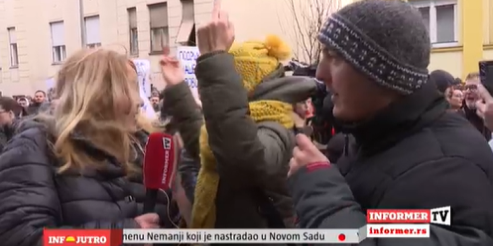 Branka ponovo pretrpela linč! Pljuvanje, psovanje i srednjak: Šta bi ekipa Nove S i N1 radila na njenom mestu? (VIDEO)