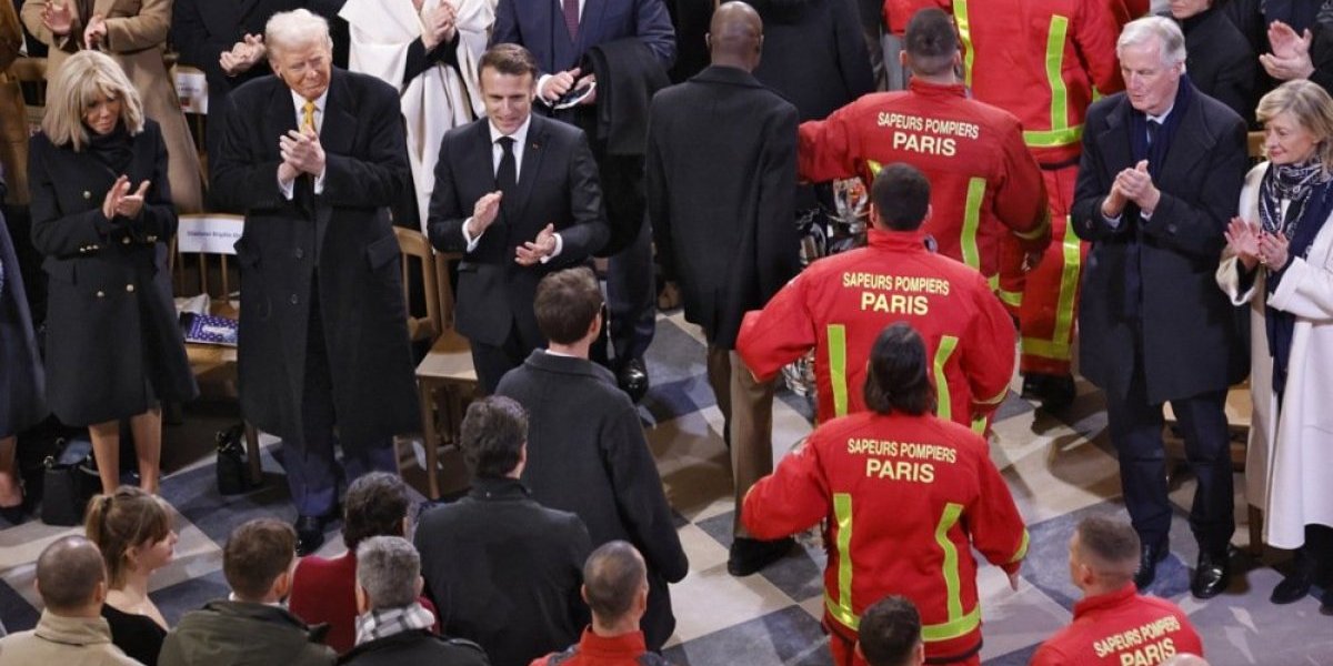 Ukrajinski lider ponižen u Notr Damu! Makron terao Trampa da se rukuje sa Zelenskim!