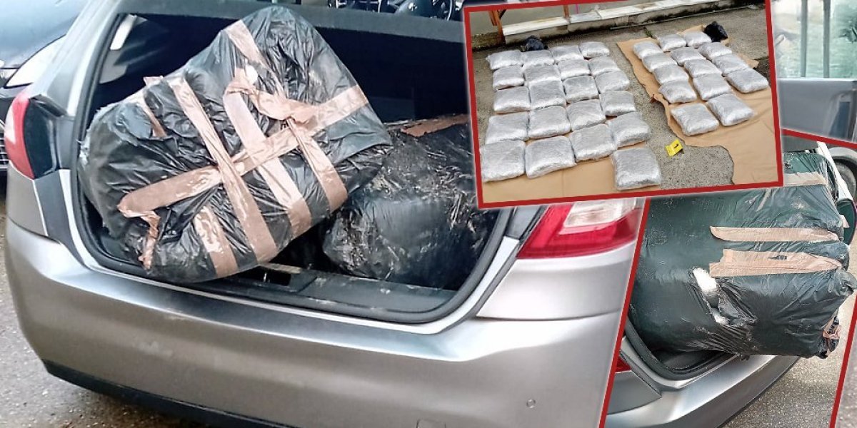 Pun gepek droge! Policija u Beogradu zaplenila veću količinu marihuane