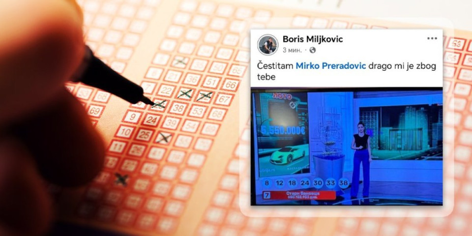 Večerašnja Loto sedmica Mirku je od života napravila pakao! Telefon ne prestaje da mu zvoni