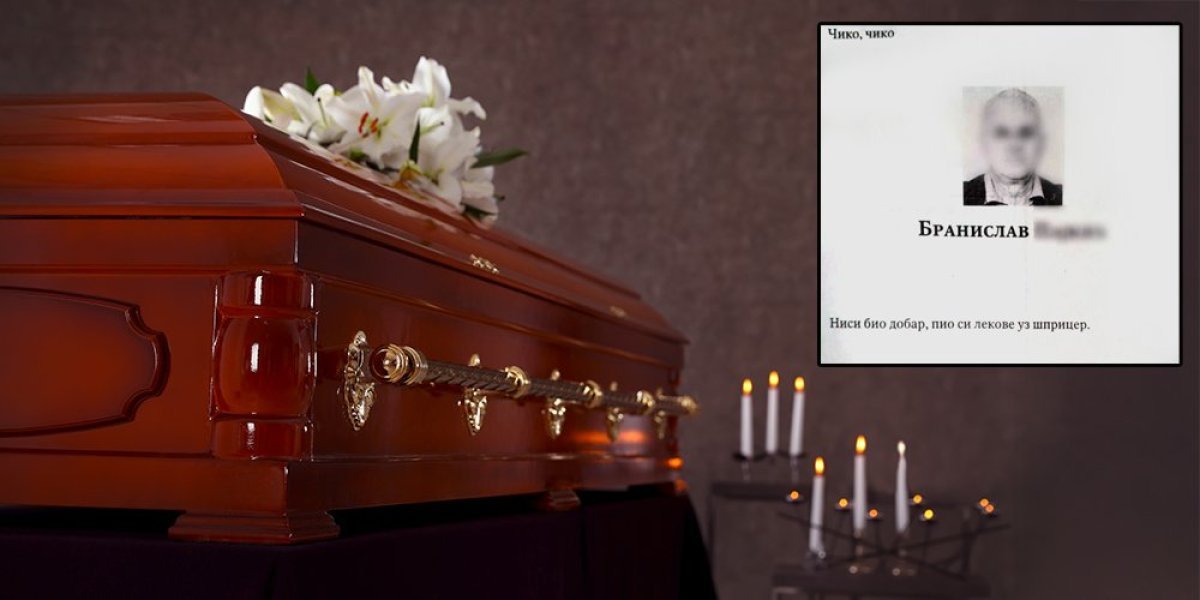 "Čiko, Čiko! Nisi bio dobar, pio si..." Ovakvo opraštanje od pokojnika još niste videli (FOTO)