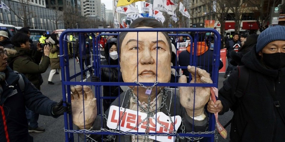 Karikatura utamničenog predsednika Jola