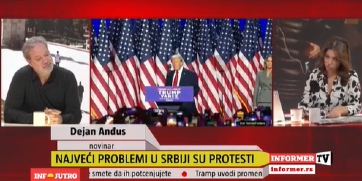 Sve maske su pale, protesti su izrežirani! Anđus: Američke sankcije potez odlazeće administracije (VIDEO)