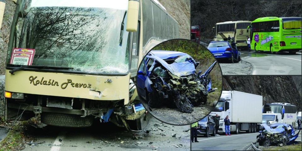 SAZNAJEMO! Povređena deca u bolnici u Kraljevu! Novi detalji jezivog udesa autobusa i automobila (FOTO)