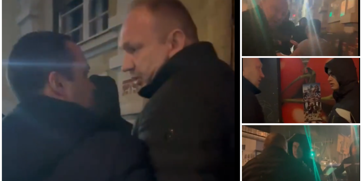 Pogledajte kako Dragan Đilas krvnički napada aktiviste SNS! Ne sviđaju mu se plakati koje lepe, pa rešio da se fizički obračuna sa njima! (VIDEO)