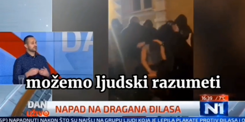 Spasavanje redova Dragana: Pogledajte kako antisrpski mediji bedno pokušavaju da odbrane siledžiju Đilasa (VIDEO)