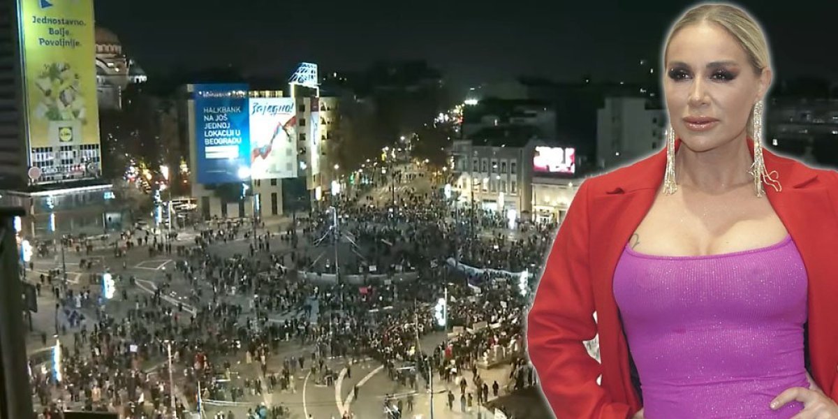 Slavija, pa Velika Albanija! Selma Bajrami svim srcem za protest opozicije, Albanci trljaju ruke (FOTO)