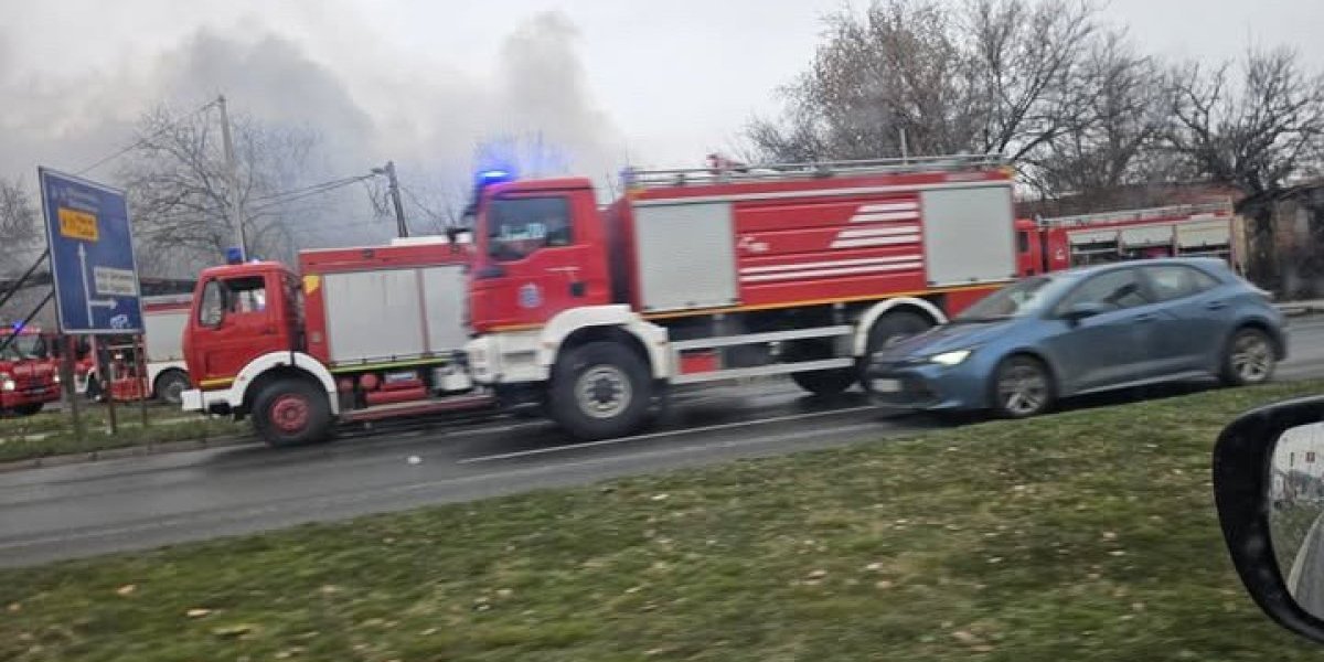 Požar na Adi Ciganliji
