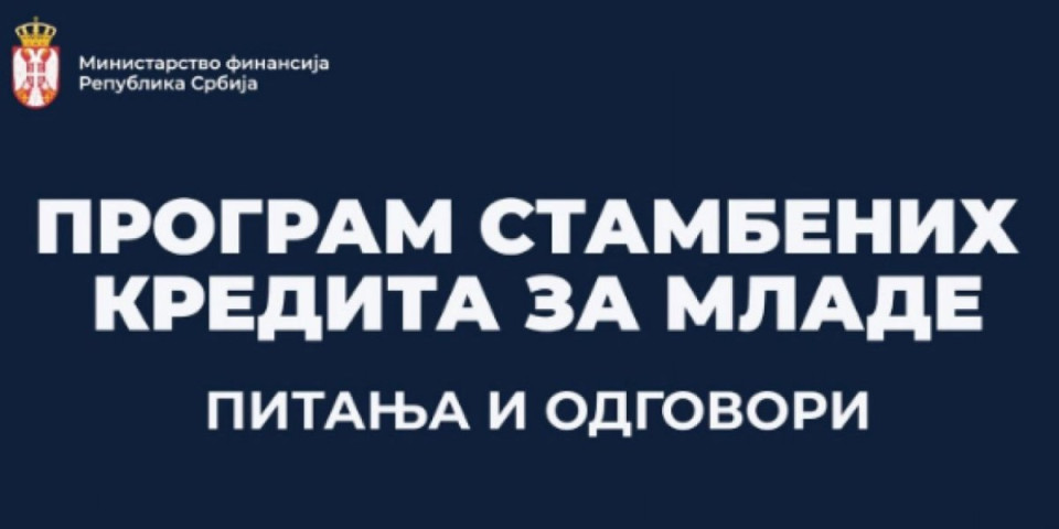 Mali objavio odgovore na najvažnija pitanja u vezi sa stambenim kreditima za mlade: Ko ima pravo na njih, da li je neophodno biti zaposlen, koliko je učešće...
