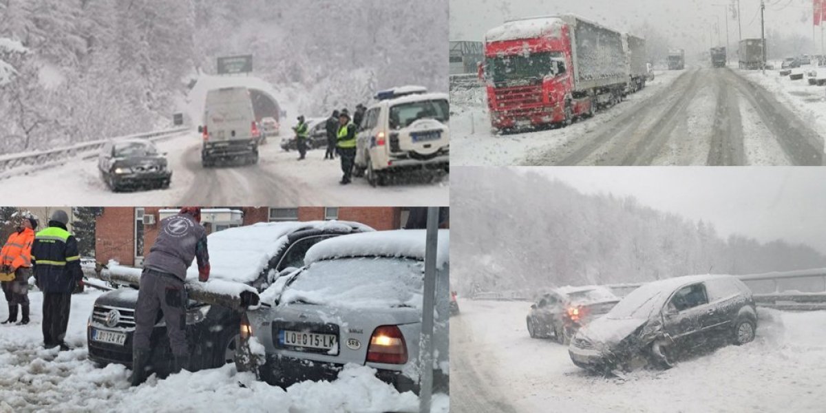 Sneg ne prestaje da pada! RHMZ izdao dramatično upozorenje: Padavine donose nevolje tokom noći, ovi sistemi u opasnosti (FOTO/VIDEO)