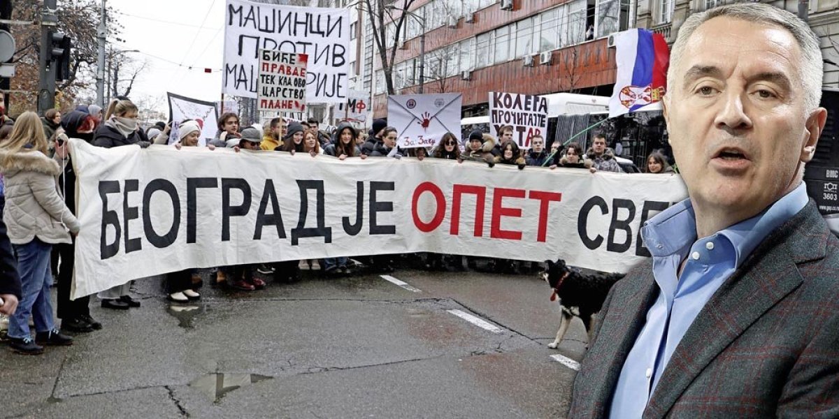 Sada je sve jasno, maske padaju jedna za drugom - Studenti sa Milovog privatnog fakulteta podržali studentske proteste u Beogradu!