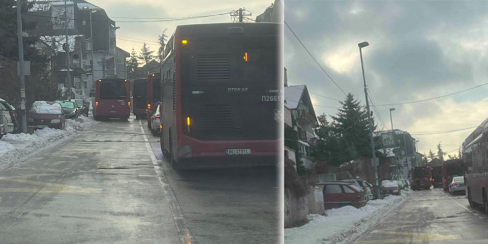 Hitno se oglasio GSP! Evo koje su linije izmenjene zbog poledice