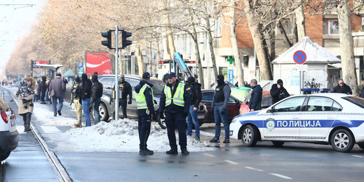 Hapšenje u Bulevaru kralja Aleksandra 