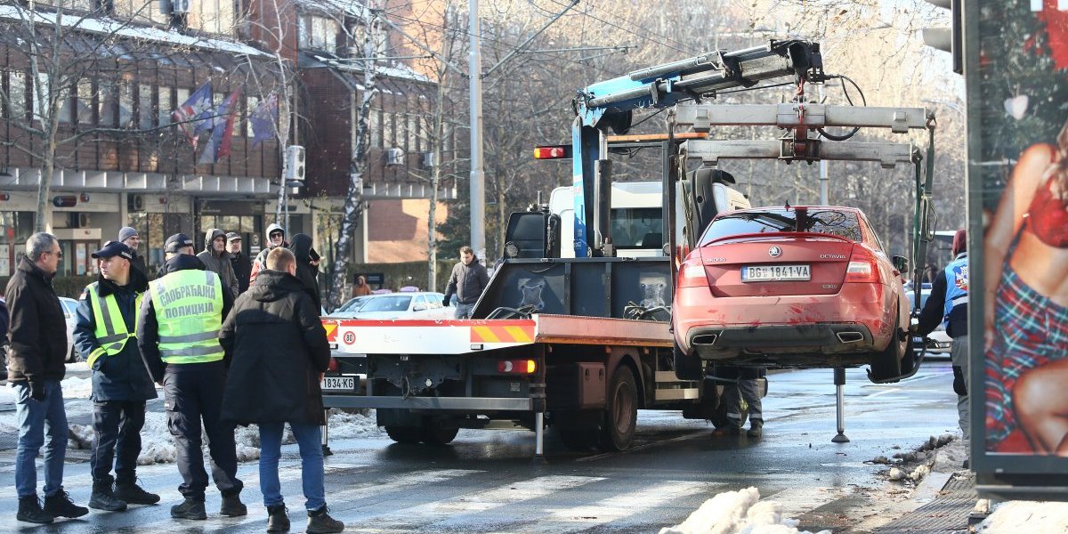 Hapšenje u Bulevaru kralja Aleksandra 