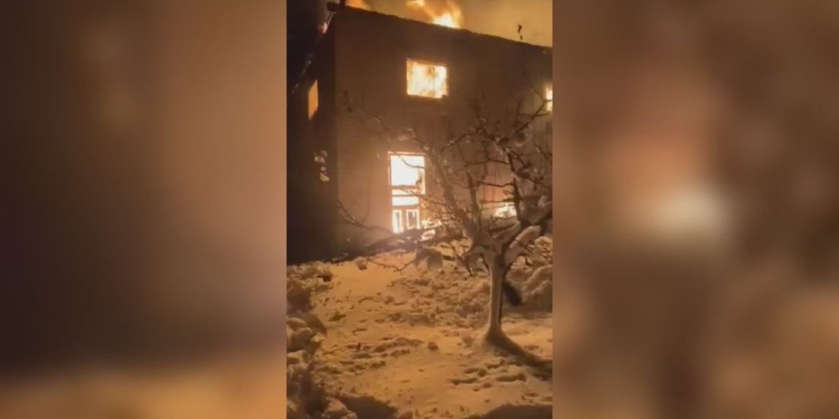 Kuća izgorela do temelja