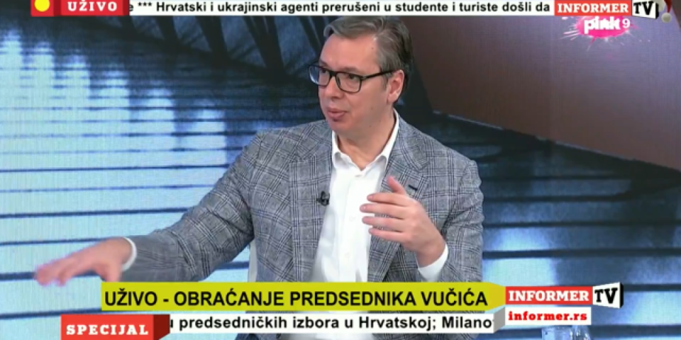 "Sve je došlo sa strane, od pojedinih obaveštajnih agencija"! Vučić: Interesovalo ih je rušenje Gradske kuće