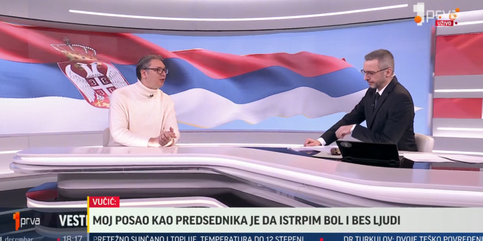 "Za mene su Danilo, Milica i Vukan ličnosti godine, više od tih studenata!" Vučić: Nema te sile koja može da me uplaši!