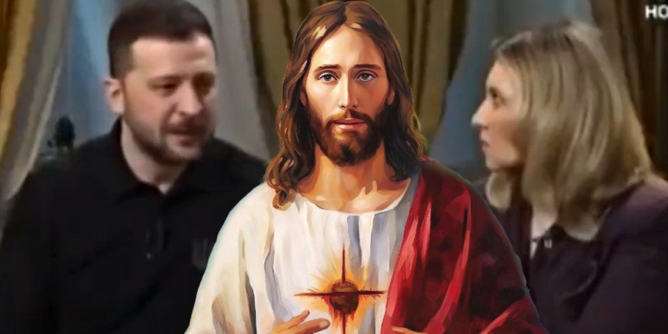 (VIDEO) Ništa luđe niste videli! Zelenski umislio da je Isus Hristos! I njegova žena ostala u šoku, dokle sve ovo ide...