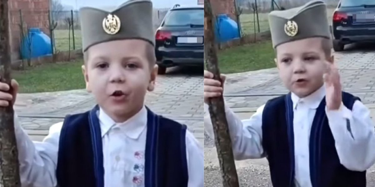 "Da Bog čuva našu zemlju i odbrani nam KiM!" Dečak oduševio Srbiju: Dok ima ovakve dece ima i nade! (VIDEO)