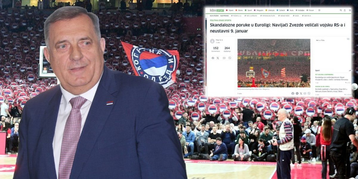 Dodik poslao poruku "delijama": Predsednik Republike Srpske uputio ove reči navijačima Crvene zvezde!