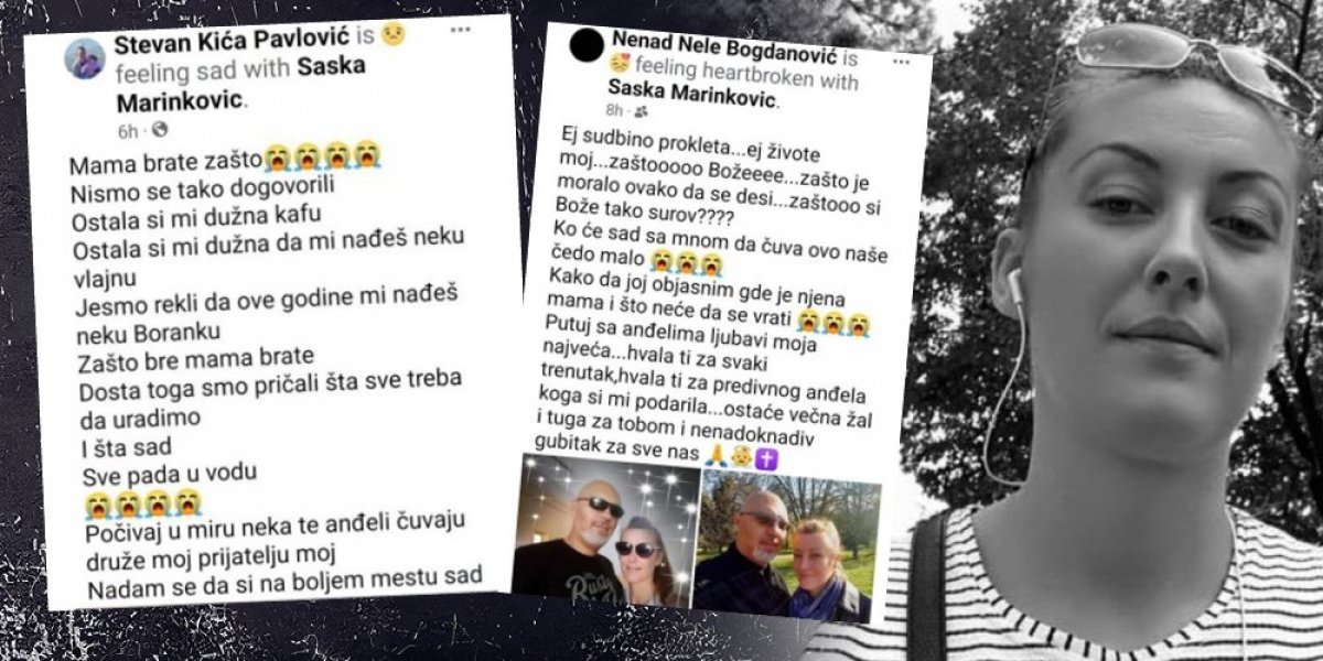 Zašto sudbino prokleta?! Partner poginule Saške skrhan bolom: ''Ko će sa mnom da čuva naše čedo malo?'' (FOTO)